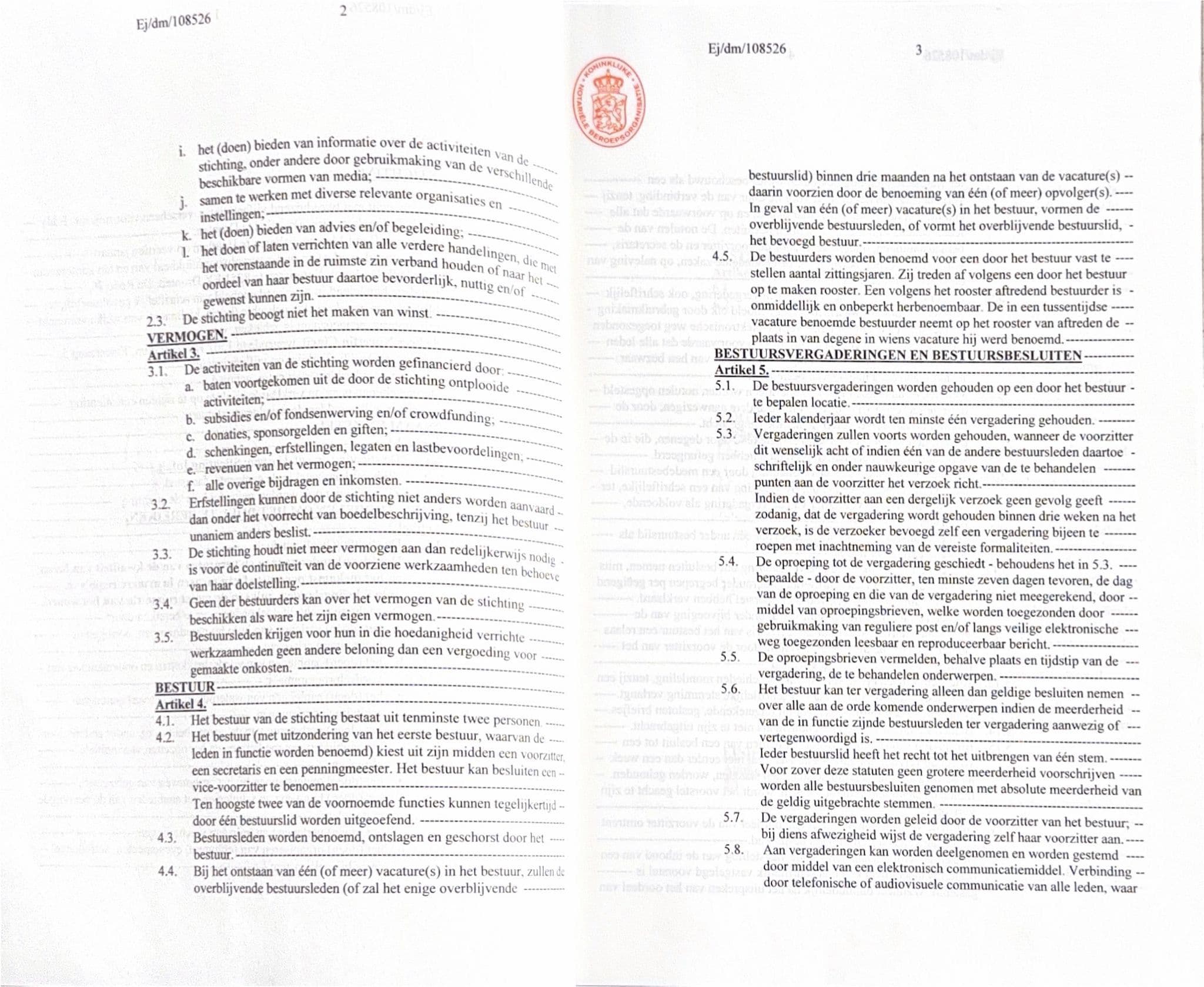 Akte Stichting Infak pagina 3