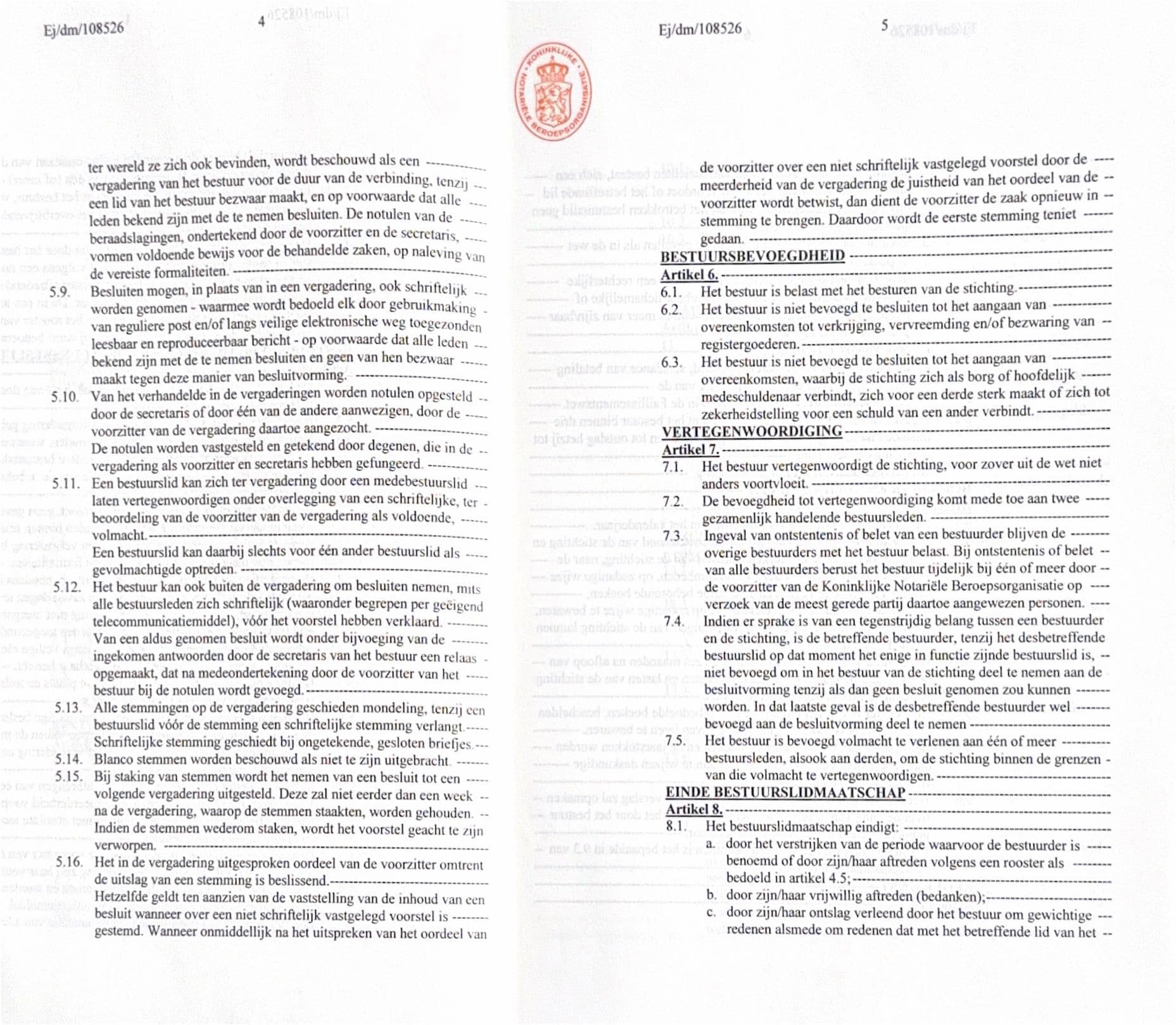Akte Stichting Infak pagina 5