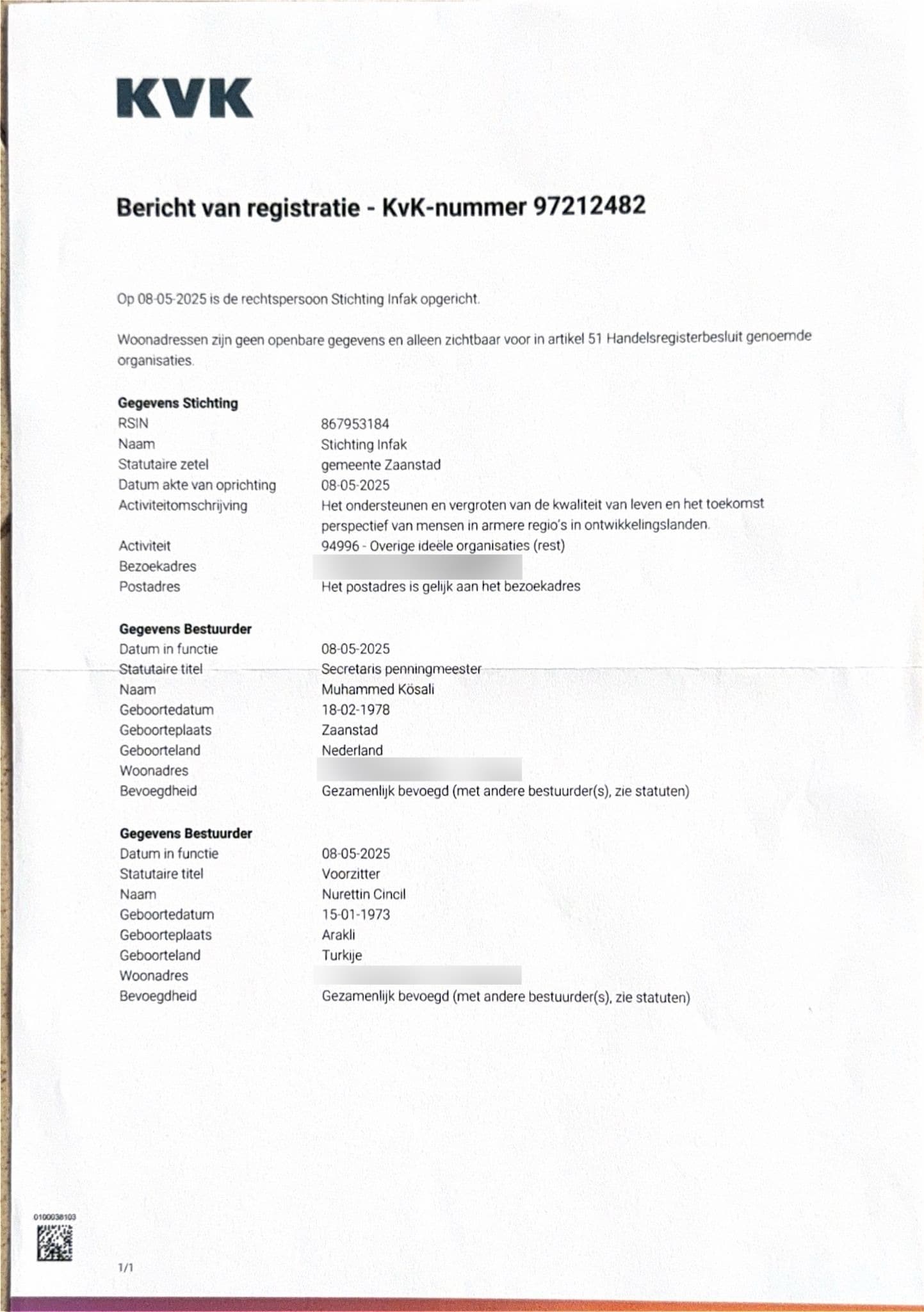 KVK document 1